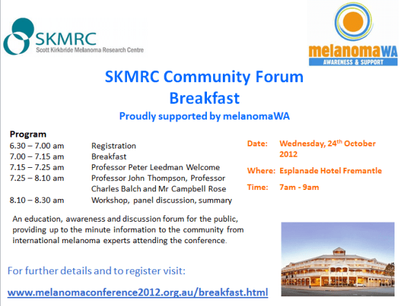 SKMRC Inaugural Melanoma Conference