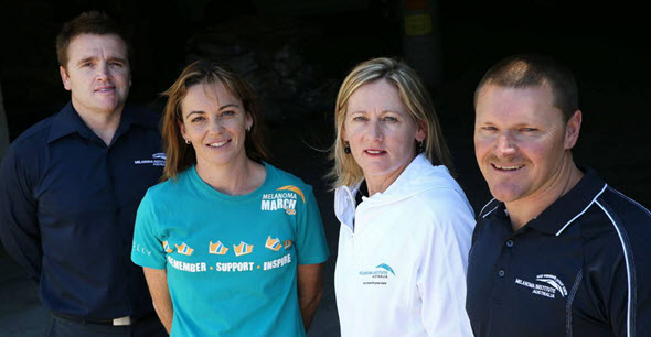 Carrine’s friends and family: Jay Allen, Tennille Shelley, Karen Ryan and husband Gus Weston.