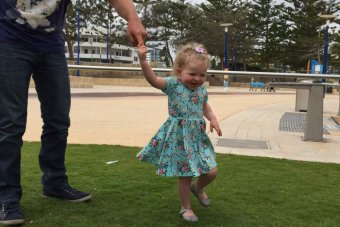 Two-year-old Frankie Prebble